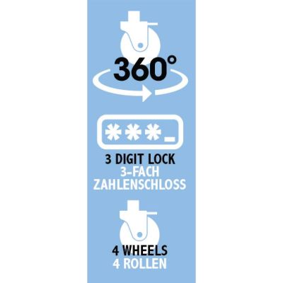 79. ZESTAW 3 WALIZEK 18, 22, 26 CALE SREBERNY SLAZENGER