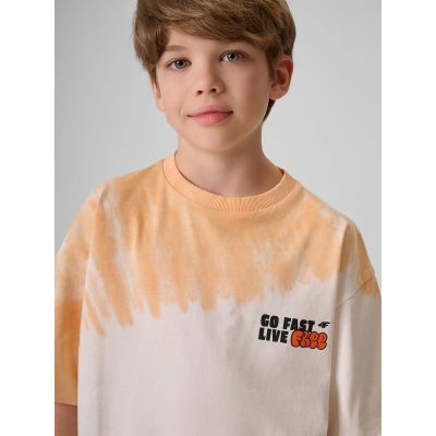 3. T-shirt bawełniany chłopięcy 4F 4FJRSS26TTSHM4172-91A
