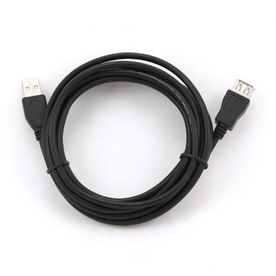 2. Kabel GEMBIRD CCP-USB2-AMAF-10 (USB 2.0 typu A F - USB 2.0 typu A M; 3m; kolor czarny)