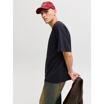 7. Jack&Jones męska koszulka t-shirt JJEBARRON TEE SS O-NECK NOOS 12298906 BLACK
