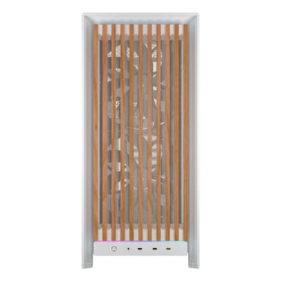 2. Corsair FRAME 5000D WOOD RS Midi Tower Orzech włoski, Biały