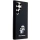 4. Etui Karl Lagerfeld Silicone Karl&Choupette Metal Pin na Samsung Galaxy S24 Ultra - czarne