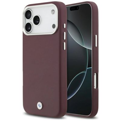 Etui BMW Sign Full Wrapped Metal MagSafe na iPhone 17 Pro Max - czerwone