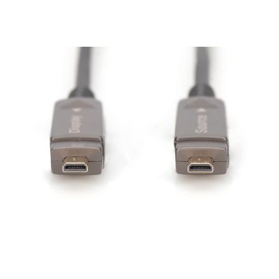 28. Digitus Hybrydowy kabel światłowodowy 4K AOC HDMI z 10m odłączanym wtykiem