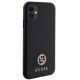 4. Etui Guess Strass Metal Logo na iPhone 11 / Xr 6.1" - czarne