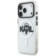 2. Etui Karl Lagerfeld IML Karl Sketch Logo MagSafe do iPhone 17 Pro - przezroczyste