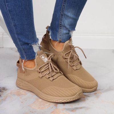 8. Buty sportowe NEWS W EVE268A beżowe 
