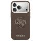 3. Etui Guess FW Resin Logo na iPhone 17 Pro Max - brązowe