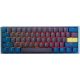 Ducky One 3 Daybreak Mini klawiatura Gaming USB Niemiecki Czarny, Niebieski, Zielony