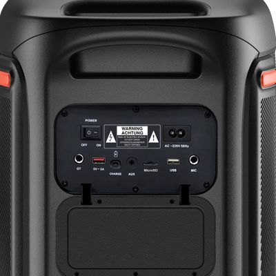 12. Denver BPS-470 Głośnik imprezowy Czarny 200 W