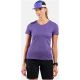 4. Koszulka damska Odlo F-DRY T-shirt crew neck s/s fioletowa