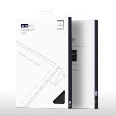 11. Etui Dux Ducis Domo z klapką i smart sleep na Samsung Galaxy Tab S9 - czarne