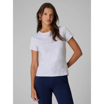 T-shirt slim gładki damsk 4F 4FRMM00TTSHF3619-27M