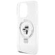 6. Etui Karl Lagerfeld Ring Stand Karl&Choupettte MagSafe na iPhone 13 Pro Max - białe