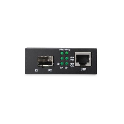 3. Media konwerter RJ45 10/100/1000Base-T na SFP 1000Base-SX/LX (bez modułu SFP)