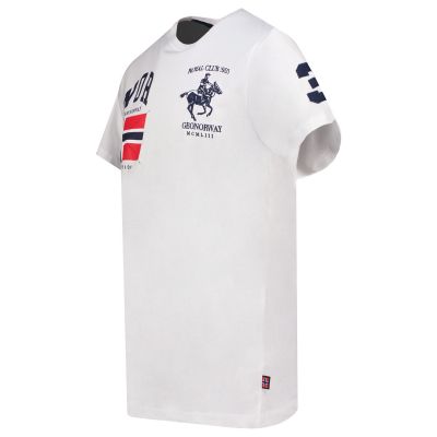 2. Koszulka Geographical Norway Jequestre 254 M SY1305H/GN-White