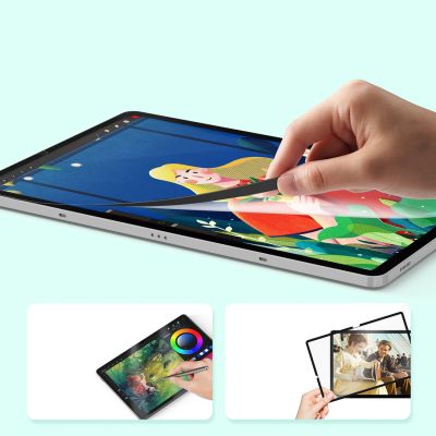 7. Folia ochronna Dux Ducis Naad Paperlike matowa na Samsung Galaxy Tab S10 FE Plus - z czarną ramką