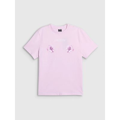 5. T-shirt loose z nadrukiem damski 4F 4FRSS26TTSHF3882-56S