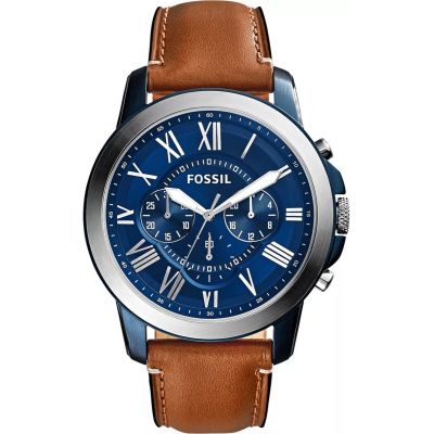 Zegarek Męski FOSSIL Grant Leather FS5151 + BOX