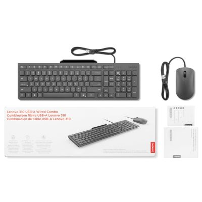 4. Lenovo 310 USB-A Wired Combo US English GX31R09775