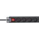 4. Intellinet 715133 rozdzielacz zasilania PDU 9 x gniazdo sieciowe 1U Czarny