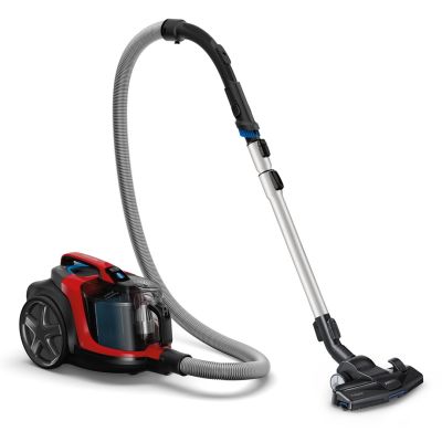 11. Odkurzacz bezworkowy Philips FC9729/09 (650W; kolor czarno-czerwony, kolor czarny, kolor czerwony)