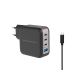 CONCEPTRONIC Ładowarka 4Port GaN 3xUSB-C/1xA 100WPD3.0/PPS sw
