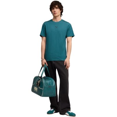 5. Koszulka męska Puma Tape Tee turkusowa 691693 41