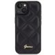 3. Etui Guess Quilted Metal Logo na iPhone 15 - czarne