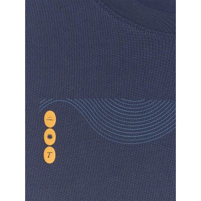 8. T-shirt regular z nadrukiem męski 4F 4FRAW25TTSHM3378-31S