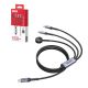 3. UNITEK KABEL USB-C 3W1 USB-C + LIGHTNING + AW, PD 100W 480 MBPS 1,2M