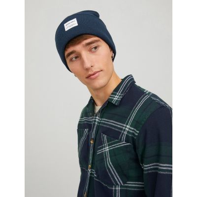 3. Jack&Jones czapka JACLONG KNIT BEANIE12150627 NAVY BLAZER