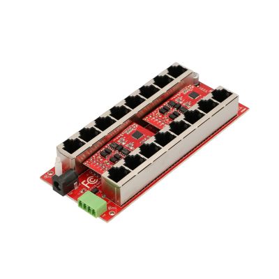 8. Extralink Gigabit PoE Injector 8 Portowy Aktywny, 8 portów Gigabit 802.3at/af, Mode A