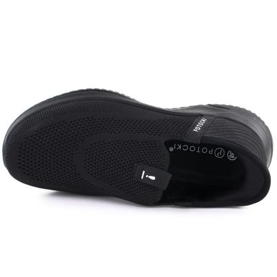 3. Półbuty sportowe damskie slip on czarne Potocki BK01312