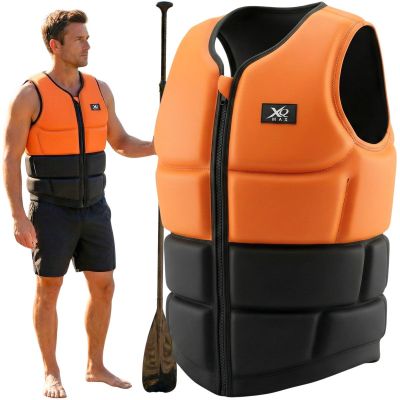 8. KAMIZELKA NEOPRENOWA ASEKURACYJNA SUP XQMAX R.M ORANGE/ BLACK