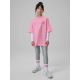 4. T-shirt loose z nadrukiem dziewczęcy 4F 4FJRSS26TTSHF3453-56S