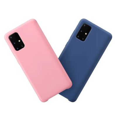 2. Silicone Case elastyczne silikonowe etui pokrowiec Samsung Galaxy A72 4G ciemnoniebieski