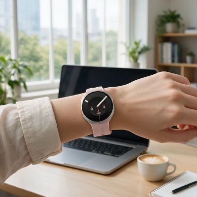 3. Pasek Tech-Protect Silicone Evo na Samsung Galaxy Watch 40 / 44 / 46  mm - różowy