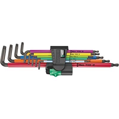 2. Zestaw kluczy trzpieniowych Torx 967/9 TX XL MULTIC TX8-TX40
