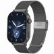 2. Smartwatch Gravity GT15-4 Niebieski Pasek Silikonowy + Tytanowa Bransoleta
