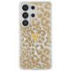 3. Etui Guess IML Leopard Print Triangle MagSafe na Samsung Galaxy S26 Ultra - brązowe