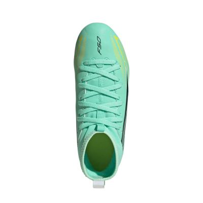 4. Buty piłkarskie dla dzieci adidas F50 Hyperfast Club Mid FG/MG LA3943