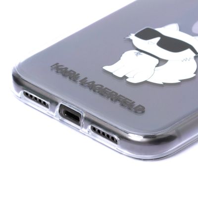 4. Etui Karl Lagerfeld Ikonik Choupette na iPhone 11 / Xr - przezroczyste
