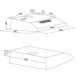 3. Okap podszafkowy AKPO WK-7 P 3050 INOX (500mm; kolor inox)