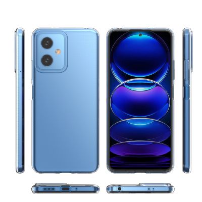 4. Ultra Clear 0.5mm etui Xiaomi Poco X5 5G / Redmi Note 12 5G cienki pokrowiec przezroczyste
