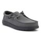 HEYDUDE WALLY STRETCH CANVAS BLOCK GRANITE GREY/MULTI 44353-1VT