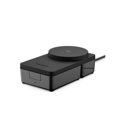 5. Ładowarka bezprzewodowa magnetyczna Spigen Essential Qi2.2 25W 3in1 MagSafe - czarna