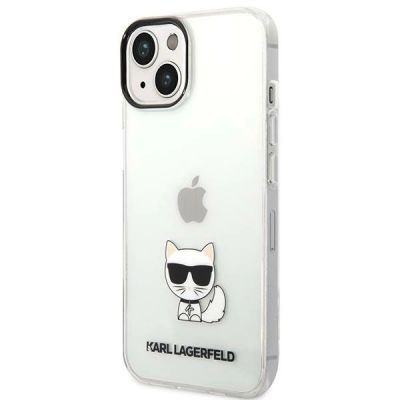 2. Etui Karl Lagerfeld Choupette Body na iPhone 14 Plus - przezroczyste