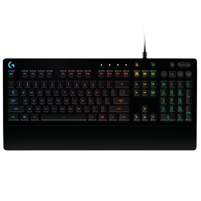 31. Klawiatura Logitech  920-008093 (mechaniczna; USB 2.0; (US); kolor czarny)