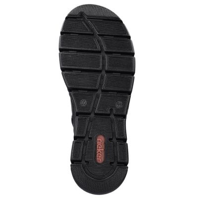 17. Botki damskie ocieplane czarne Rieker 55069-00